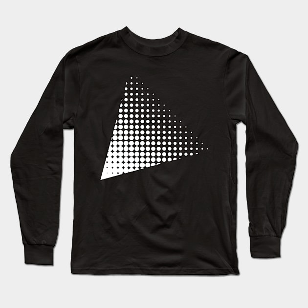 geometric raster triangle Long Sleeve T-Shirt by lkn